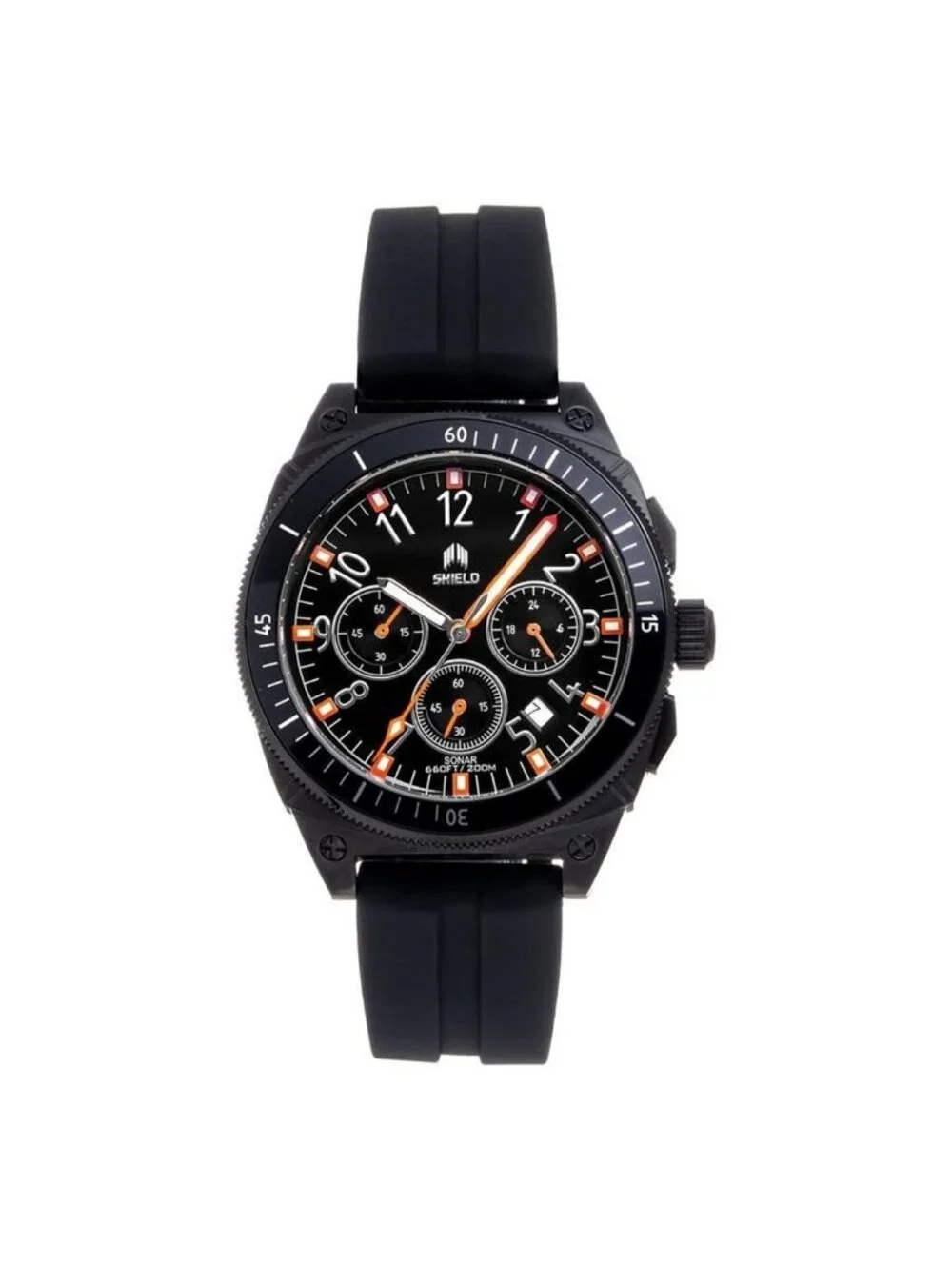 NWT Shield Sonar Black Dial Men's Watch